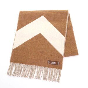 HERMES Authentic Brown Scarf